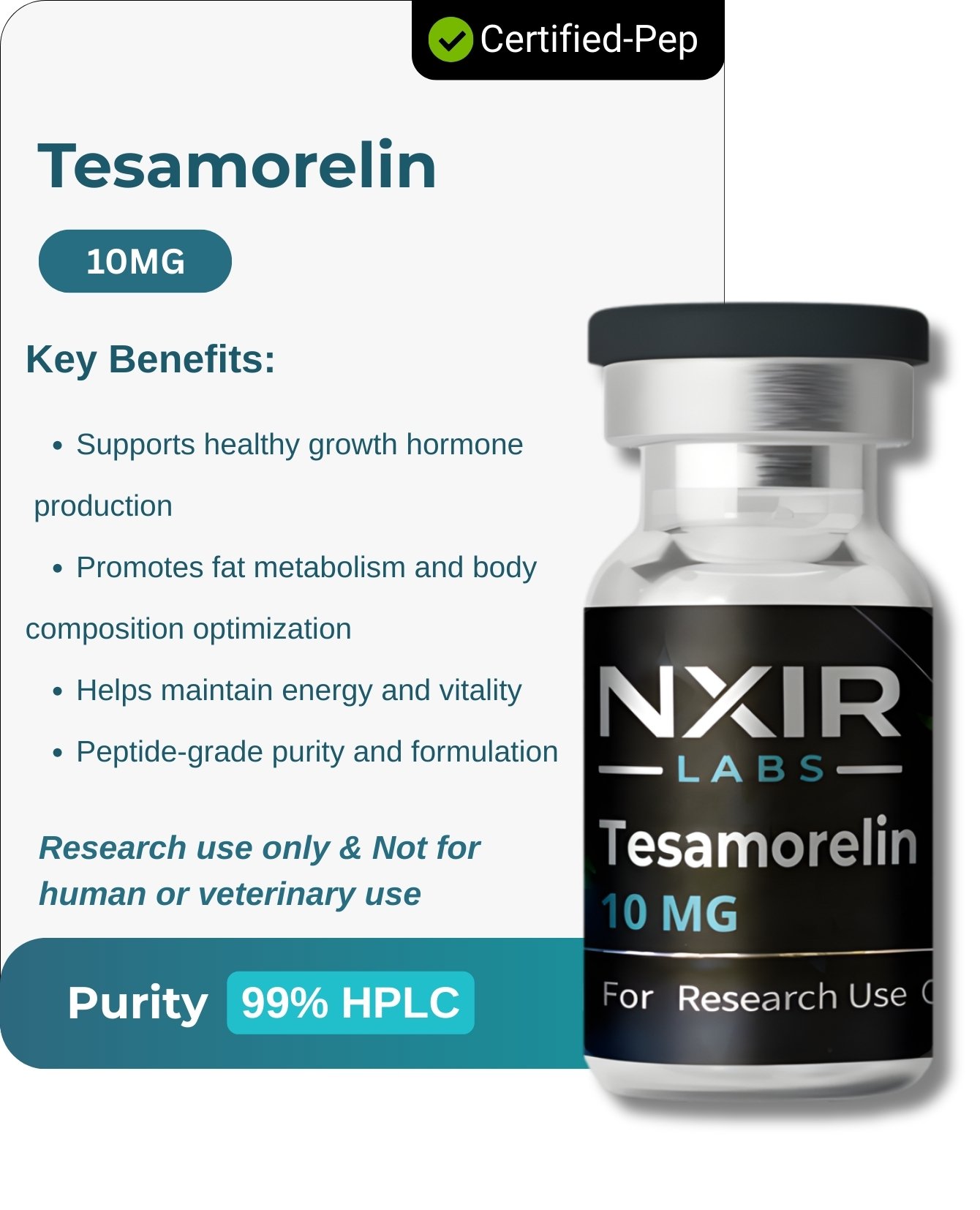 Tesamorelin 10 mg